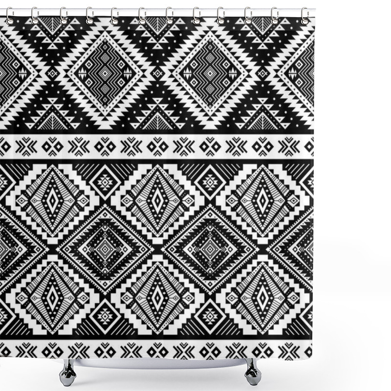 Personality  Aztec Seamless Pattern. Shower Curtains