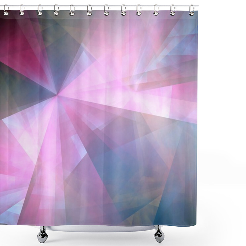 Personality  Cubist Background Shower Curtains