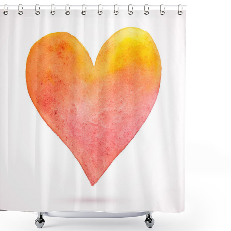 Personality  Heart-pastel-one Shower Curtains