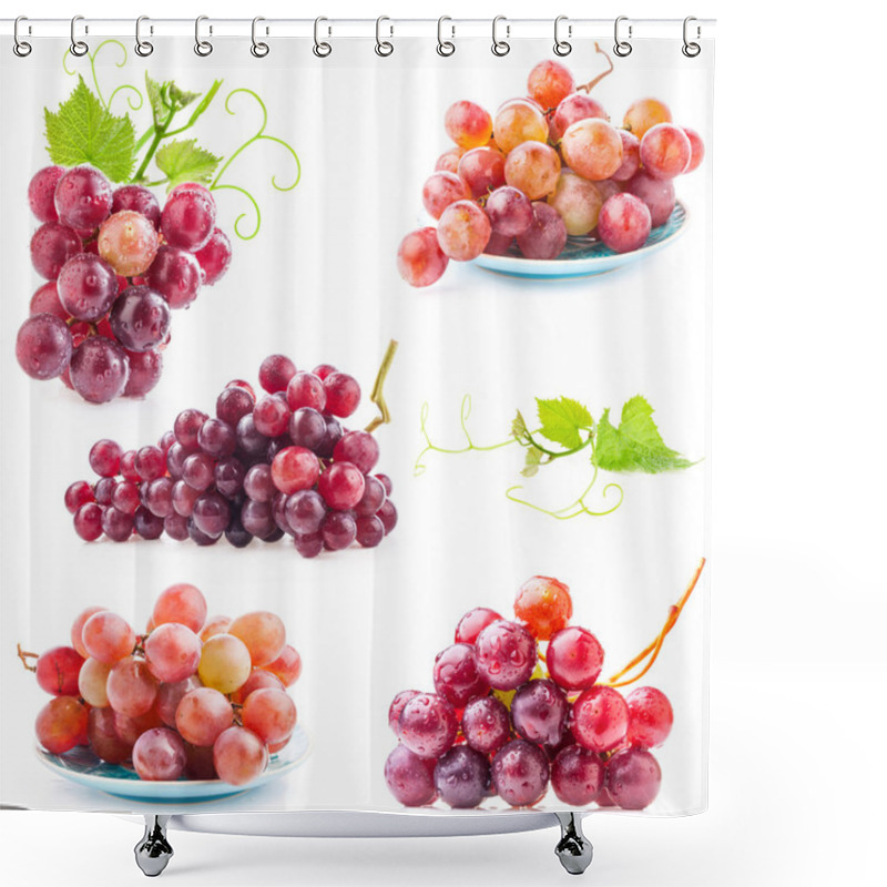 Personality  Collections Of Red Grape Shower Curtains