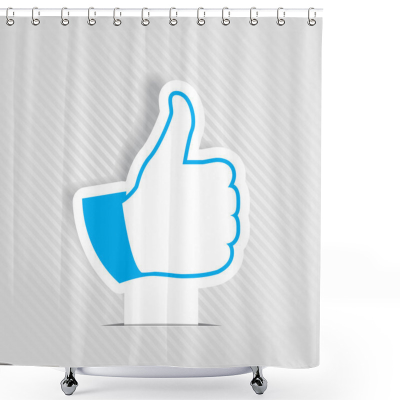 Personality  Like Symbol Shower Curtains