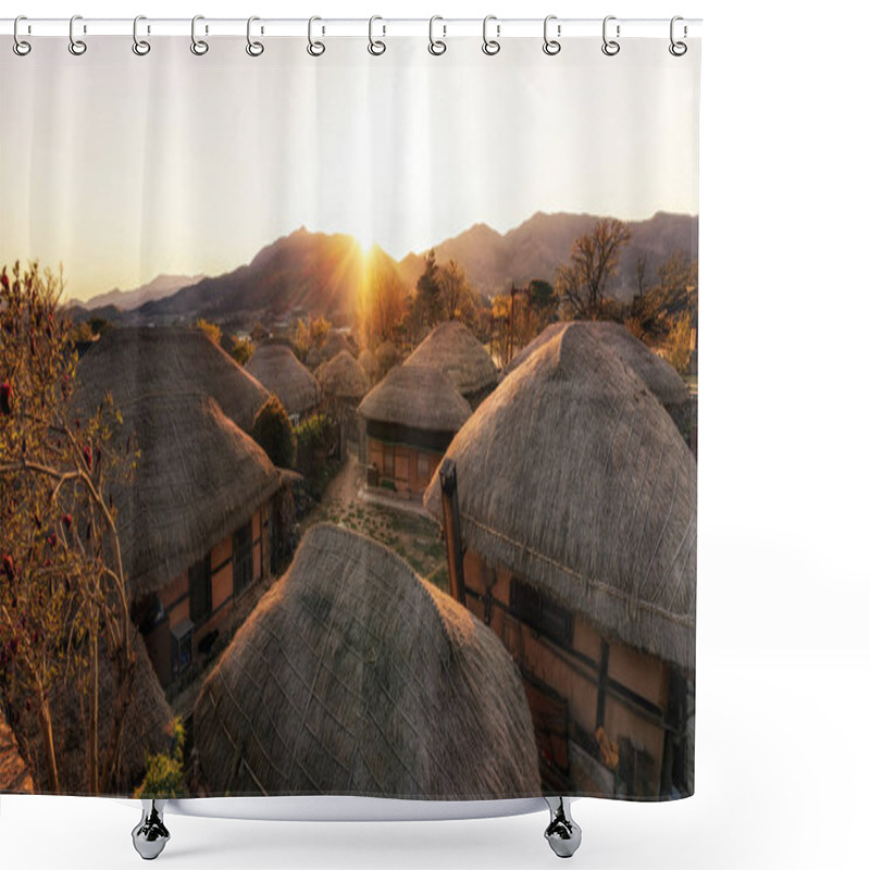 Personality  Suncheon Naganeupseong Folk Village Shower Curtains