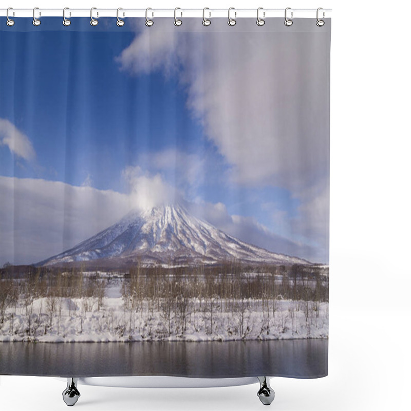 Personality  Mount Yotei, An Active Stratovolcano Located In Shikotsu-Toya National Park, Hokkaido, Japan. It Is One Of The 100 Famous Mountains In Japan. Shower Curtains