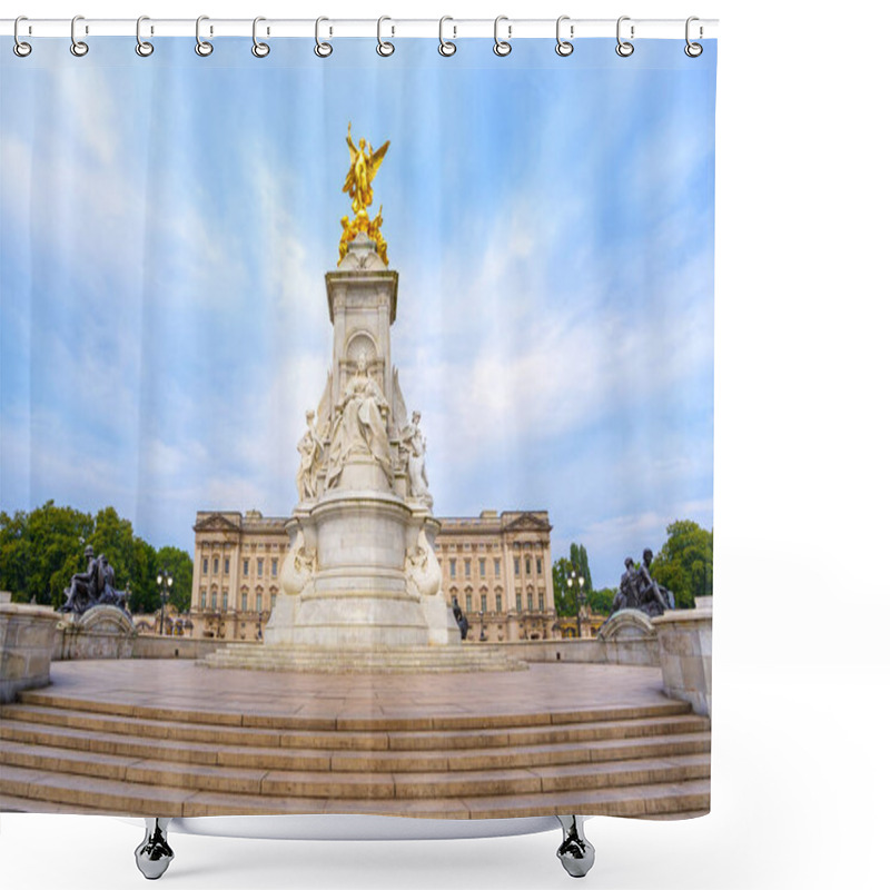 Personality  Queen Victoria Monument Near Buckingham Palace In London, England Shower Curtains