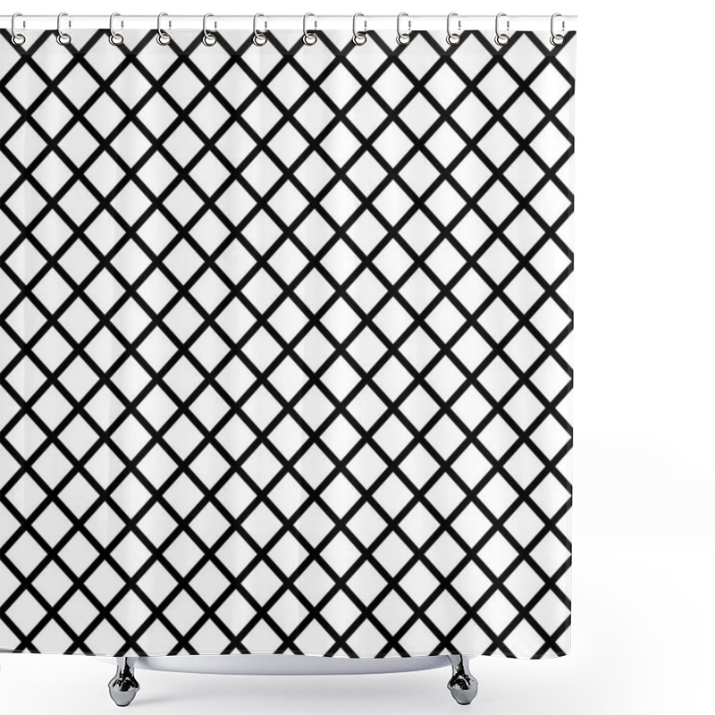 Personality  Abstract Geometric Pattern Shower Curtains