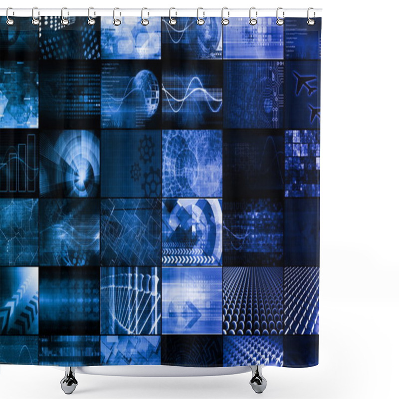 Personality  Emerging Technologies Shower Curtains