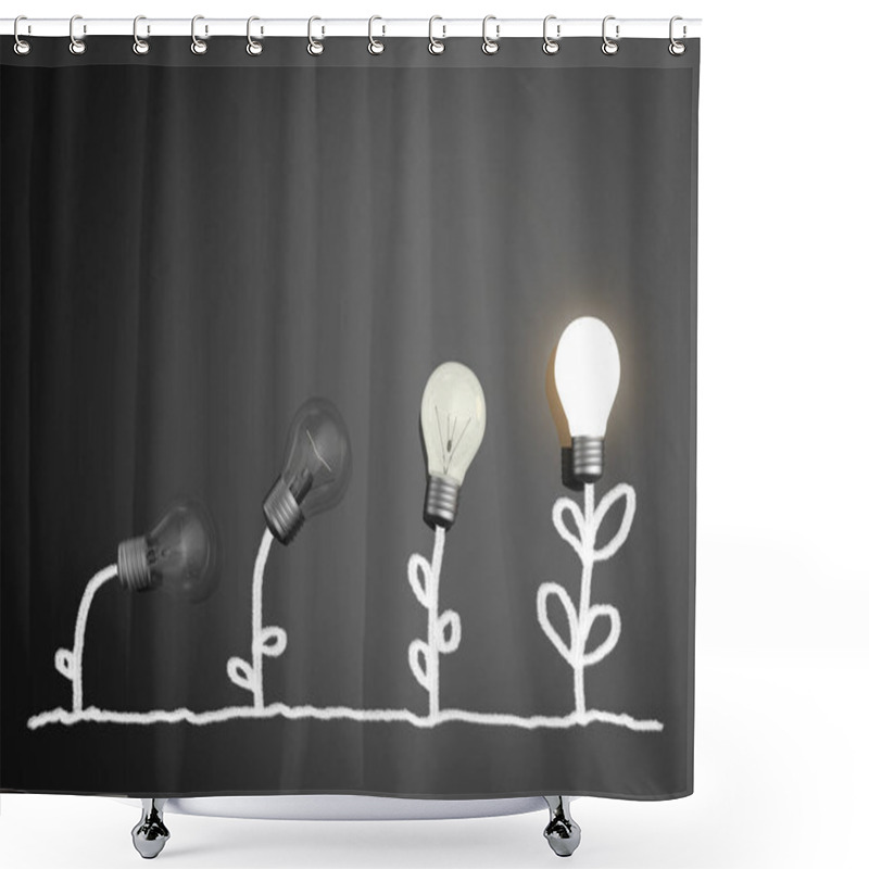 Personality  Growing Up Concept Shower Curtains