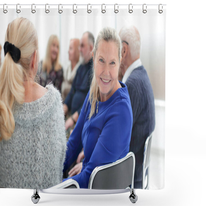 Personality  The Long-awaited Meeting Of The Elderly Shower Curtains