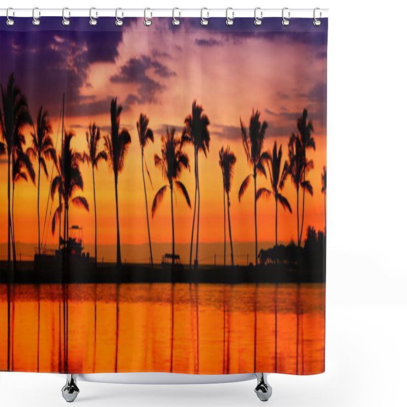 Personality  Beach Paradise Sunset Shower Curtains