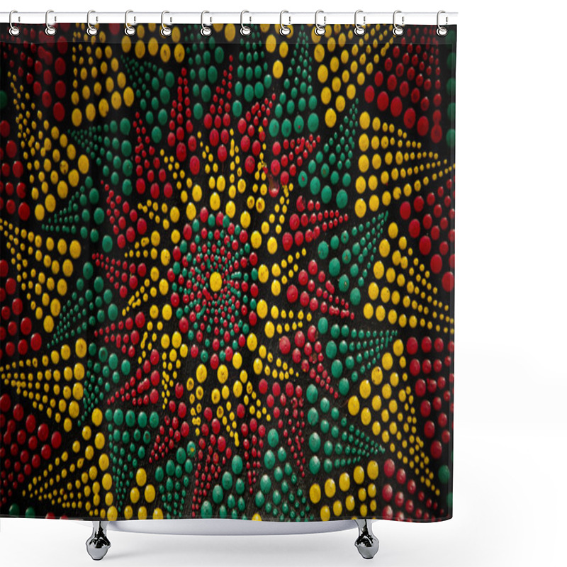 Personality  Old Style Batik Background. Shower Curtains