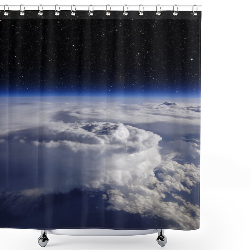 Personality  Planet Earth From Space. Elements Of This Image Furnished By NASA Shower Curtains