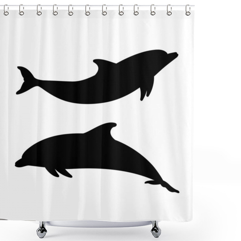 Personality  Vector Cartoon Animal Clip Art Shower Curtains