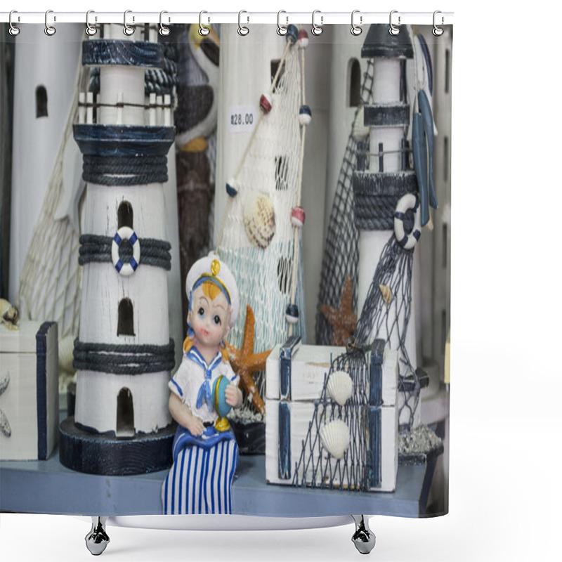 Personality  Lighthouse Shower Curtains