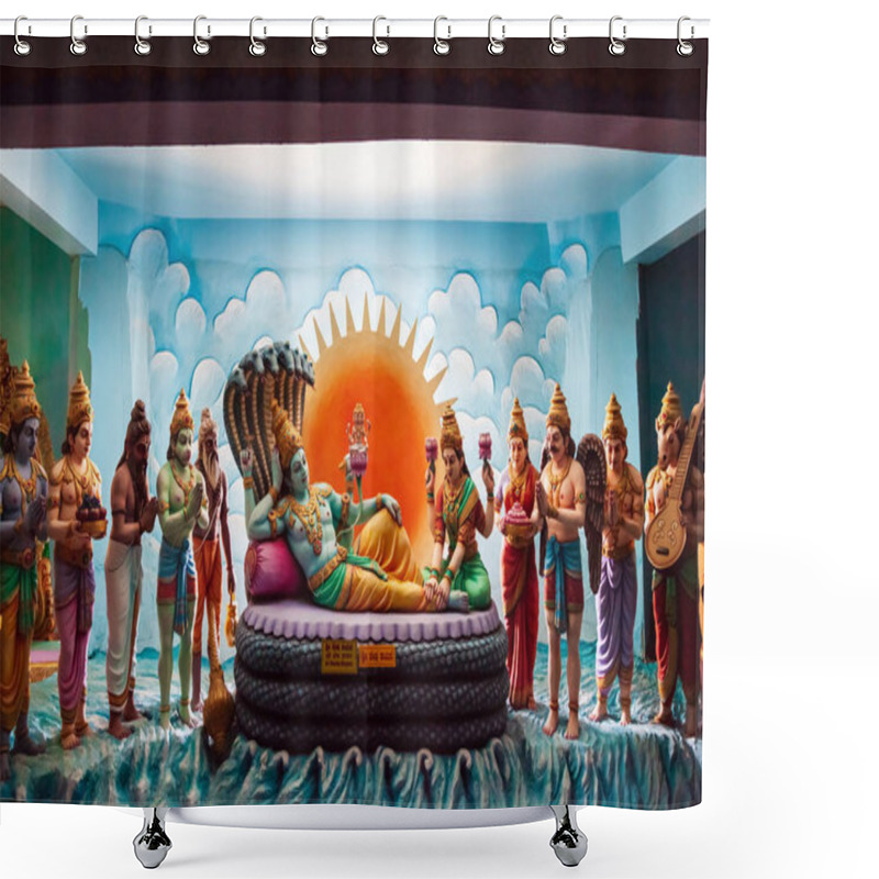 Personality  Sri Srinivasa Mahalakshmi Temple, Bangalore Shower Curtains