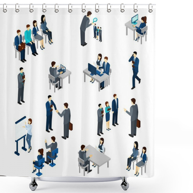 Personality  Recruitment Process Set Shower Curtains