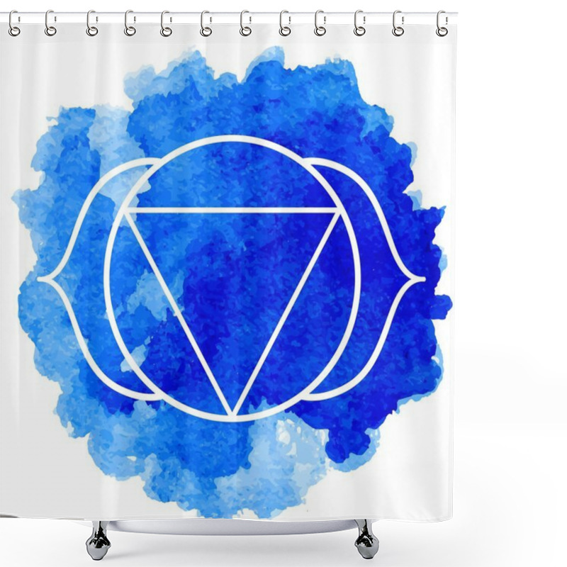 Personality  Ajna Chakra Shower Curtains