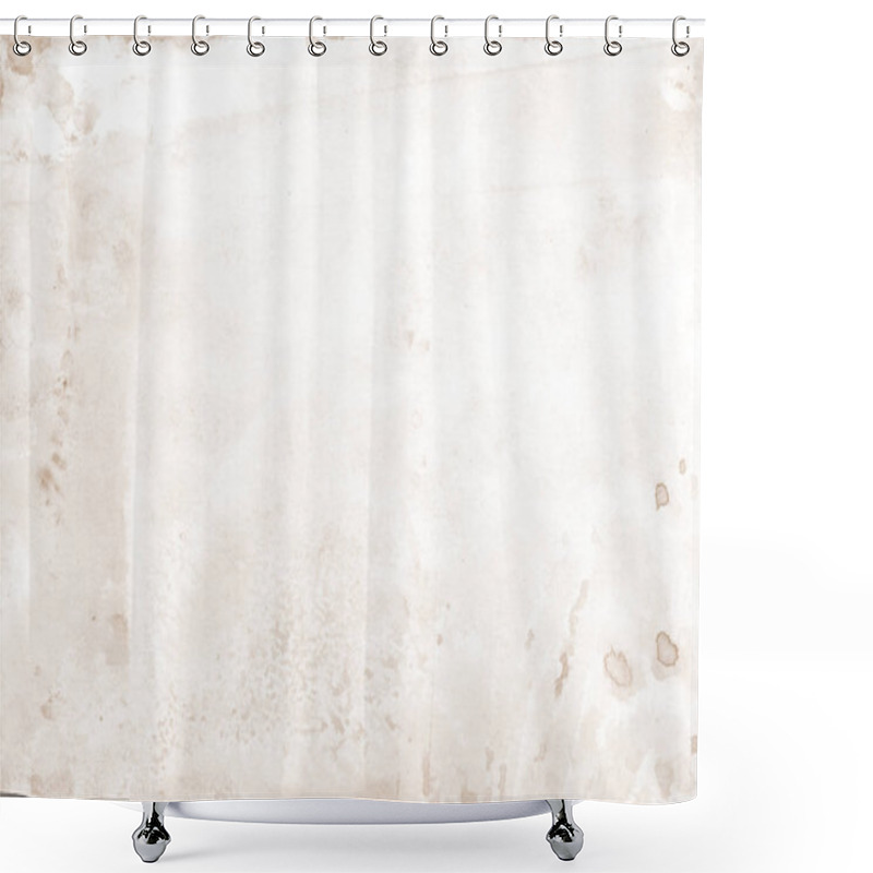 Personality  Watercolor Background With Sand Splashes For Artistic Banner, Template Postcard Design. Abstract Water In Trendy Minimal Style With Tender Cuban Sandy-colored Ombre Painting. Watercolour Vintage Texture. Shower Curtains