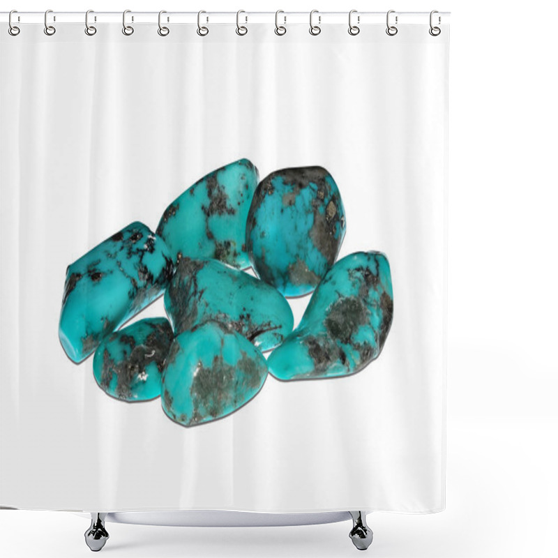 Personality  Turquoise Shower Curtains