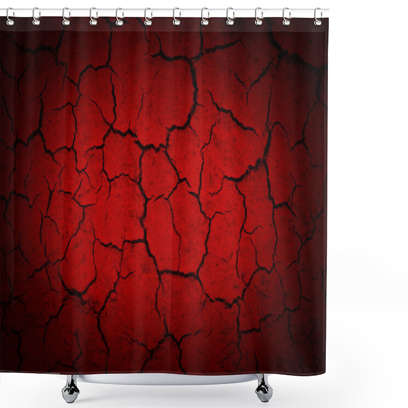 Personality  Red Abstract Background Shower Curtains