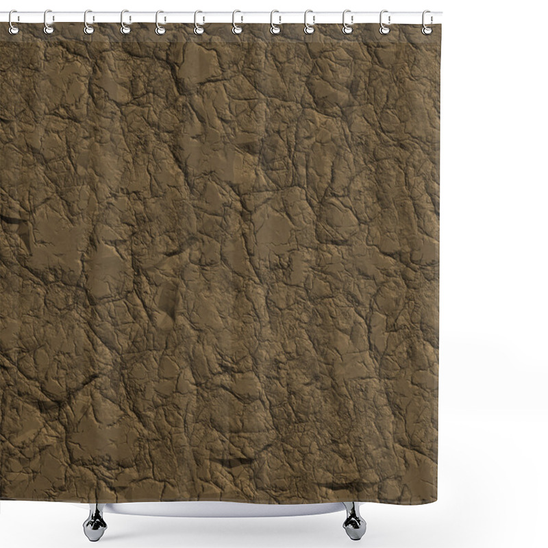 Personality  Seamless Ground Texture Shower Curtains