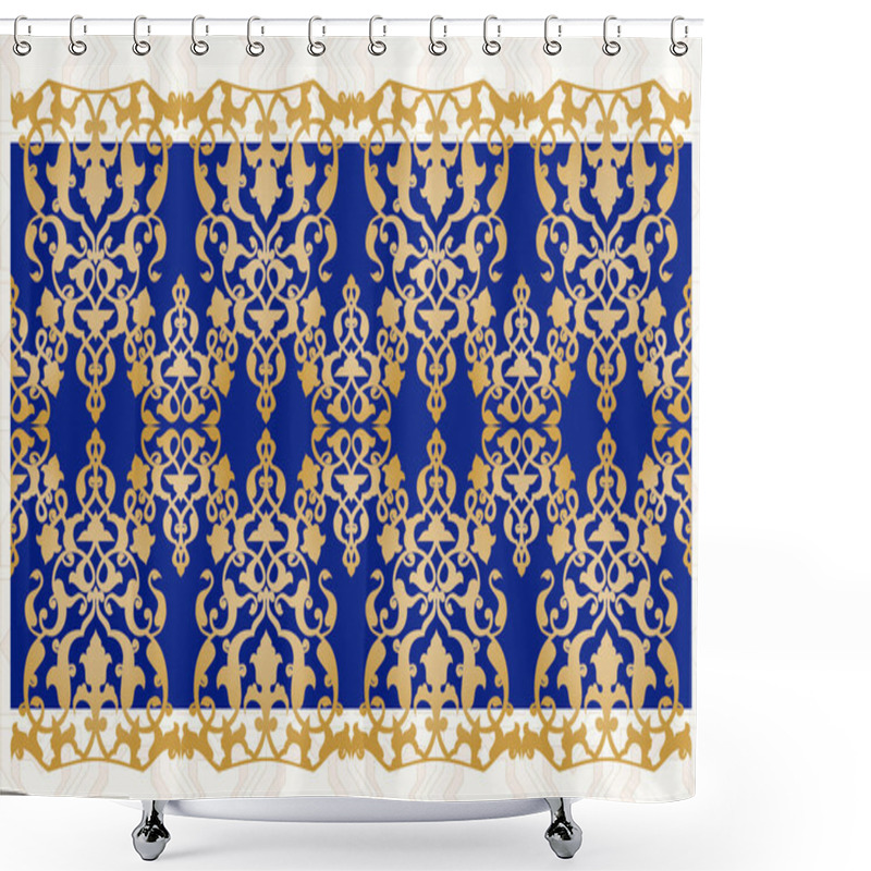 Personality  Antique Ottoman Borders And Frames Series Fifty Seven Shower Curtains