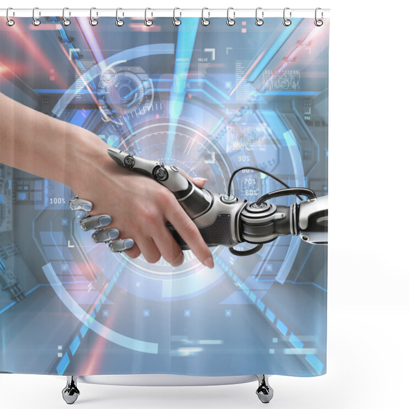 Personality  Cyber Communication Shower Curtains