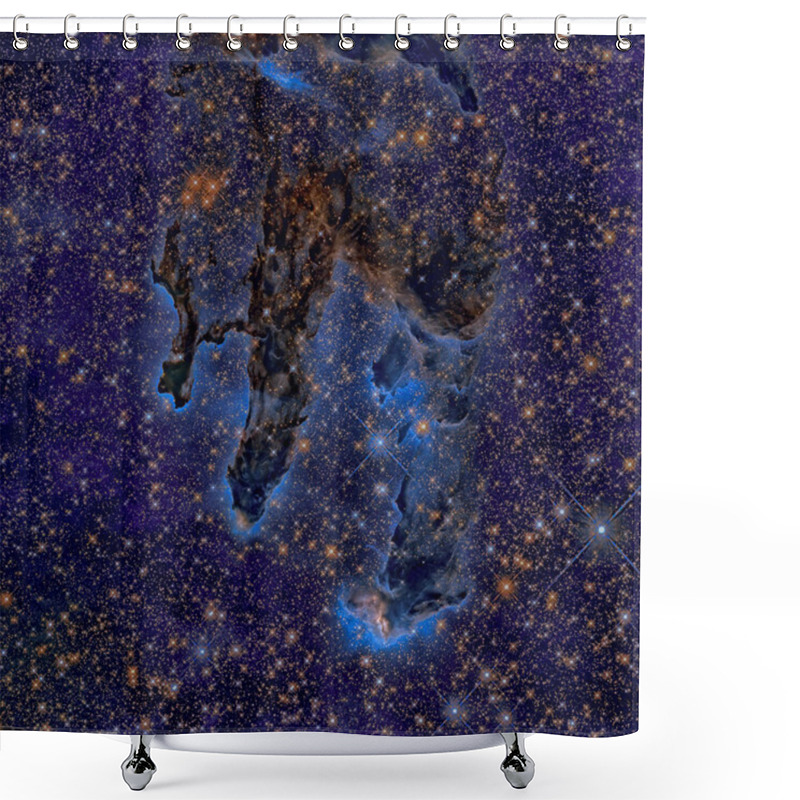 Personality  Pillars Of Creation. Eagle Nebula In The Constellation Serpens. Shower Curtains