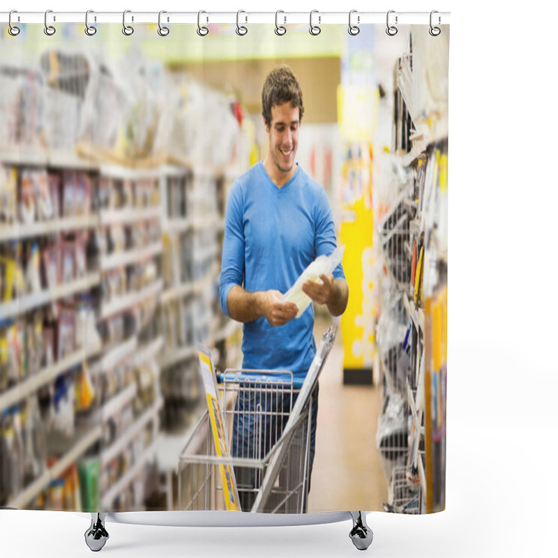 Personality  Shopping At Hardware Store Shower Curtains