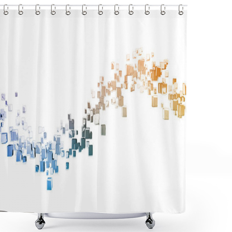 Personality  Business Analytics Shower Curtains