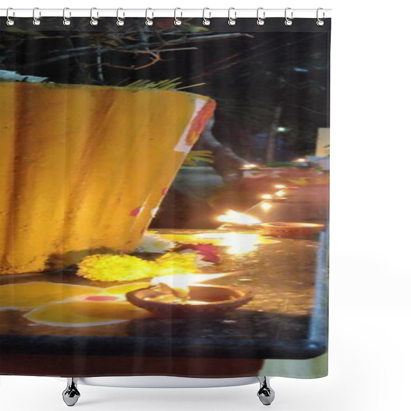 Personality  Happy Diwali Festival, Celebrations Shower Curtains