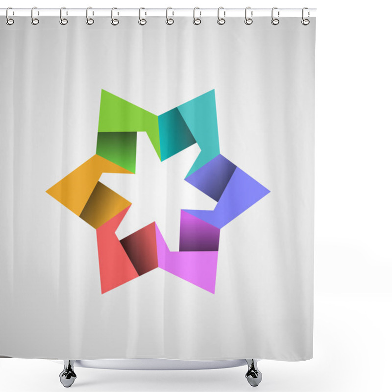 Personality  Star Design Element Shower Curtains