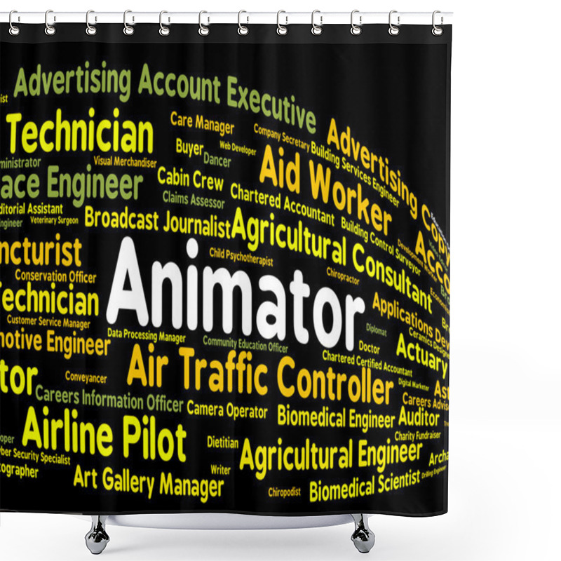 Personality  Animator Job Shows Animators Occupations And Employee Shower Curtains