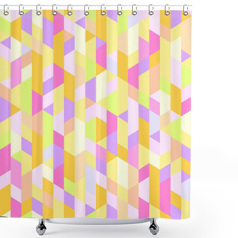 Personality  Tiled Pattern. Linear Background. Seamless Abstract Texture With Many Lines. Geometric Wallpaper With Stripes. Doodle For Flyers, Shirts And Textiles. Line Backdrop. Artwork For Design Shower Curtains