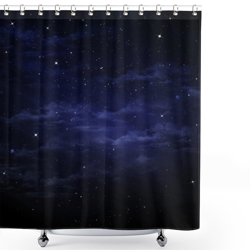 Personality  Background Of Starry Sky Shower Curtains