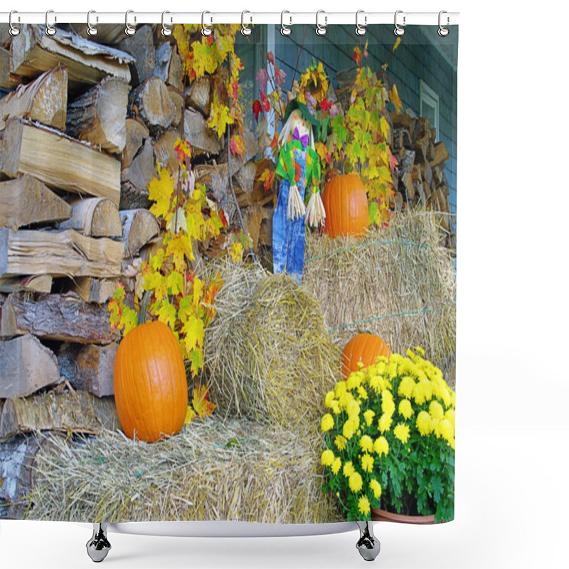 Personality  Fall Decorations Shower Curtains