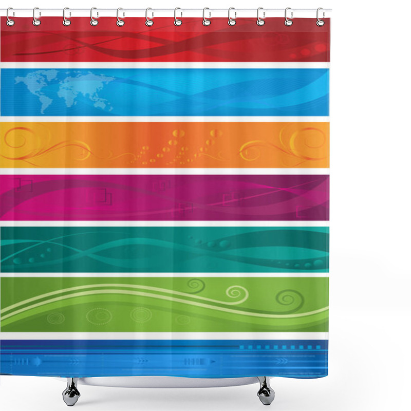 Personality  Web Banners Shower Curtains