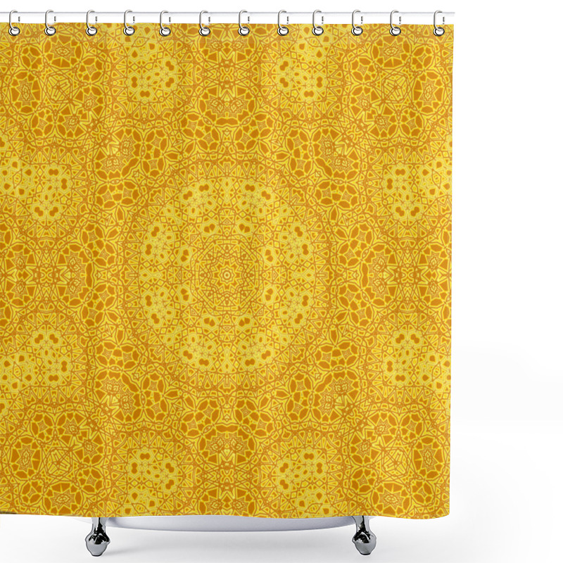 Personality  Background With Abstract Pattern Shower Curtains