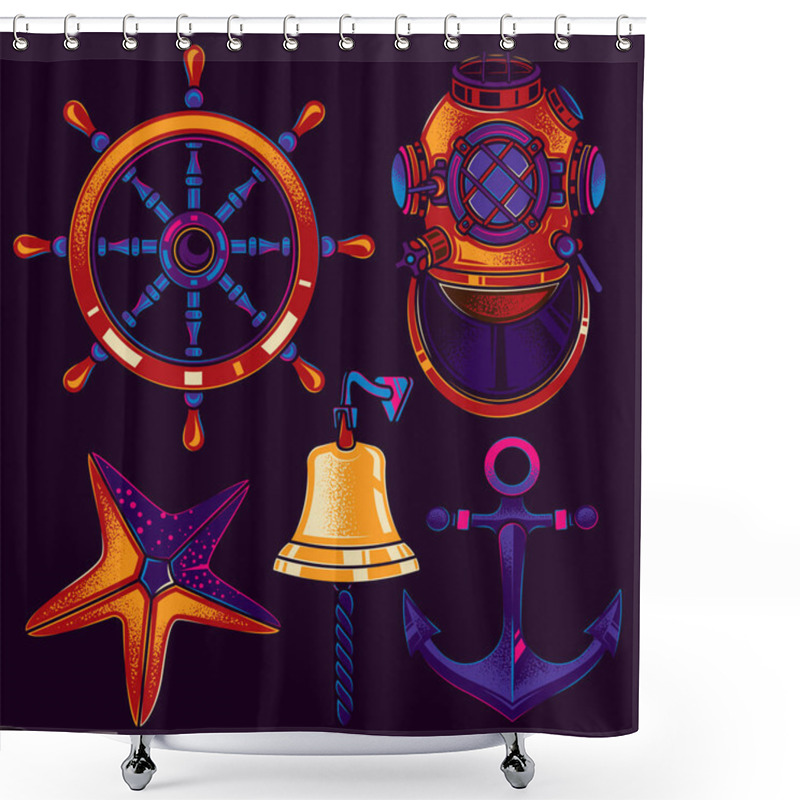 Personality  Sea_13 Shower Curtains