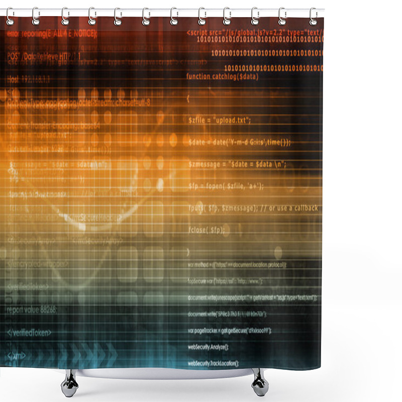 Personality  Open Source Technology Shower Curtains