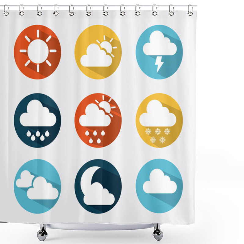 Personality  Weather Shower Curtains