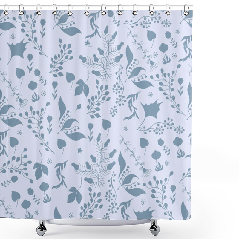 Personality  Ornate Floral Seamless Texture Shower Curtains