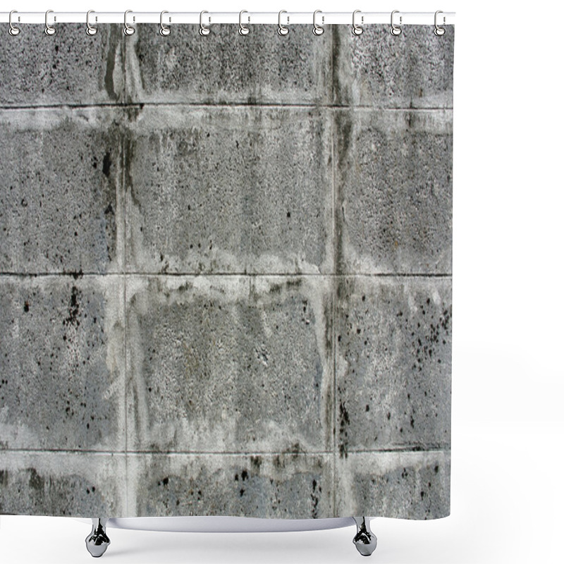 Personality  Concrete Bricks,Cement Bricks Texture Background. Shower Curtains