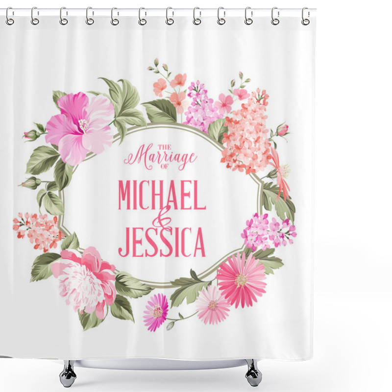 Personality  Marriage Invitation. Shower Curtains