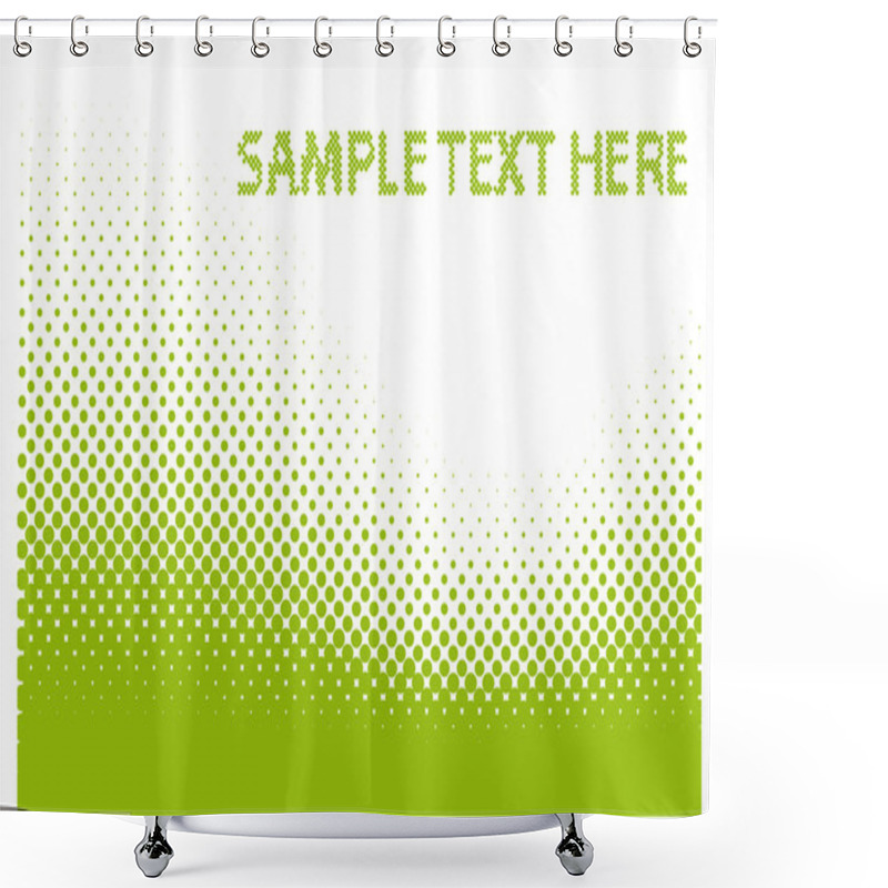 Personality  Abstract Dots Vector Background. Shower Curtains