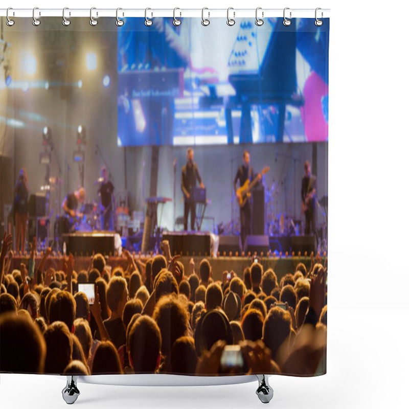 Personality  Open-air Live Music Festival Shower Curtains