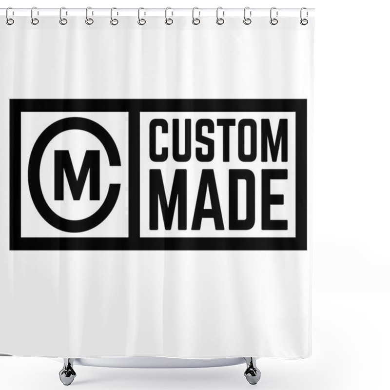 Personality  Custom Made Stamp Shower Curtains