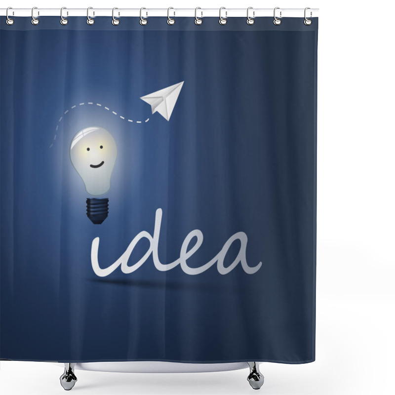 Personality  Idea - Bulb Concept Design Shower Curtains