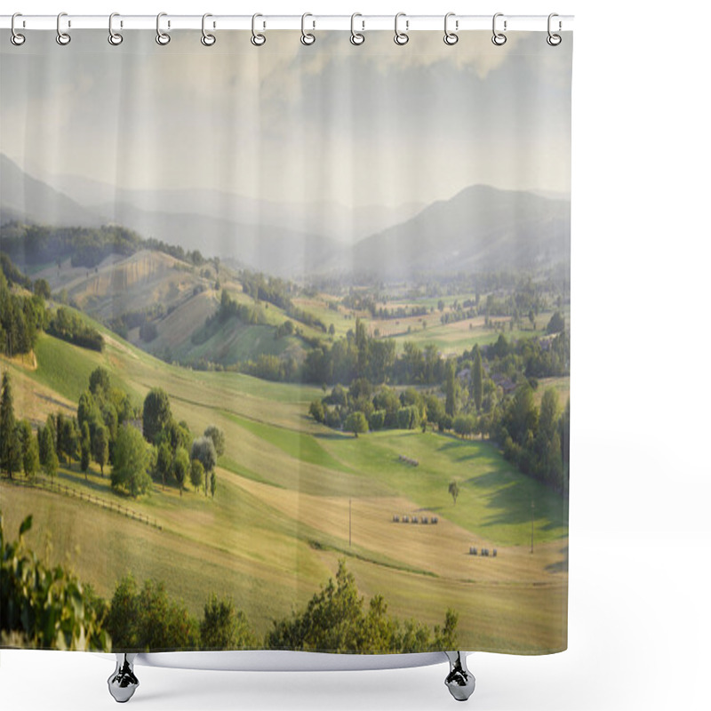 Personality  Rolling Countryside Shower Curtains