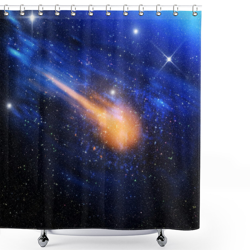 Personality  Star On Sky At Night Shower Curtains