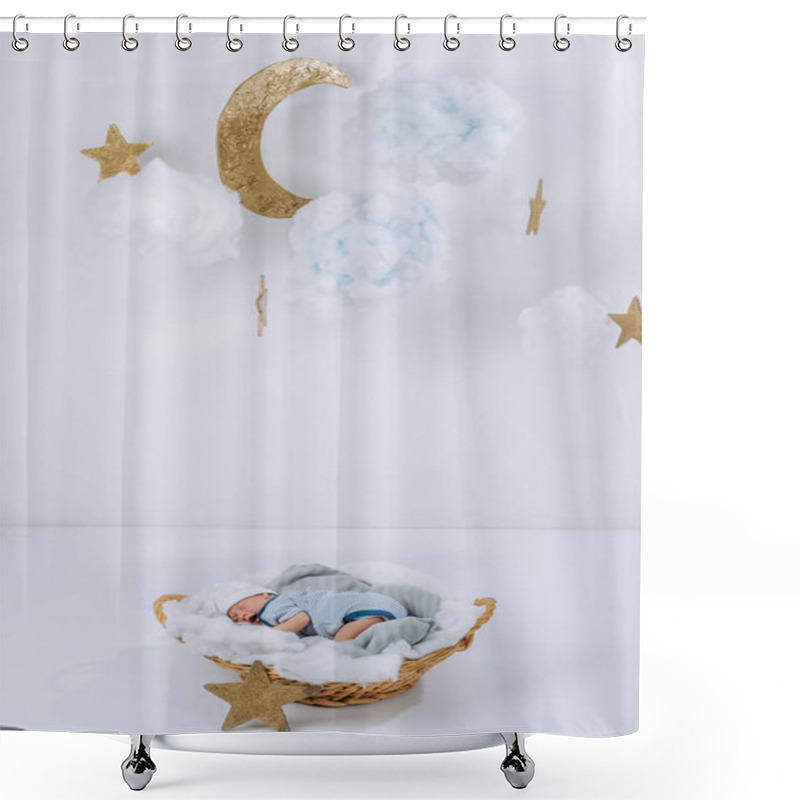 Personality  Newborn Shower Curtains